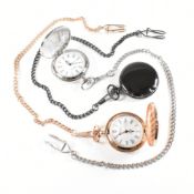 THREE EDISON POCKET WATCHES