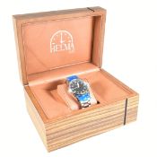 MENS CASED HELMA DH WRIST WATCH