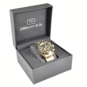 CASED MENS ZIHLMANN & CO WRIST WATCH