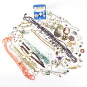 LARGE COLLECTION OF COSTUME JEWELLERY