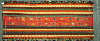 SOUTH WEST PERSIAN JAJIM KILIM RUG