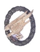 WWII GERMAN LUFTWAFFE PARATROOPER BADGE