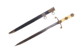EARLY 19TH CENTURY 5 BALL NAVAL DIRK