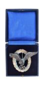 WWII SECOND WORLD WAR GERMAN LUFTWAFFE PILOT OBSERVERS BADGE
