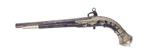 19TH CENTURY OTTOMAN EMPIRE FLINTLOCK PISTOL