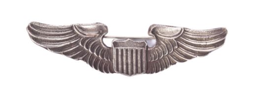 WWII SECOND WORLD WAR US UNITED STATES B-29 PILOT WINGS BADGE