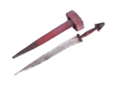 CENTRAL AFRICAN ARM HELD HALF SWORD