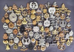 MILITARY CAP BADGES - LARGE COLLECTION WW1 & WW2