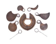 COLLECTION OF EAST AFRICAN WRIST AND FINGER KNIVES