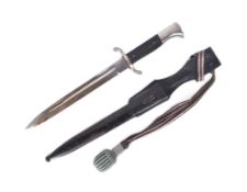 WWII SECOND WORLD WAR GERMAN FIRE POLICE PARADE BAYONET