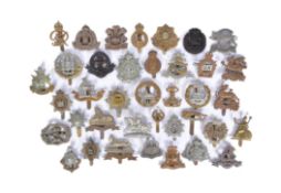 COLLECTION OF ASSORTED BRITISH MILITARY CAP BADGES