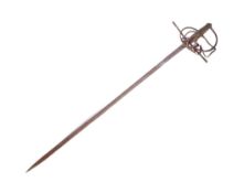 19TH CENTURY RENAISSANCE PERIOD SWEPT HILT RAPIER SWORD