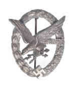 WWII SECOND WORLD WAR GERMAN LUFTWAFFE BADGE