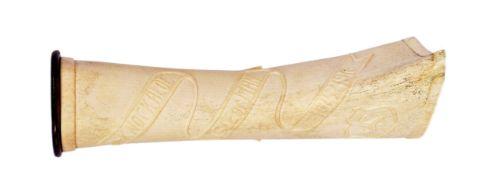 WWI FIRST WORLD WAR PRISONER OF WAR BONE SCRIMSHAW