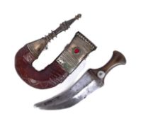 ORIGINAL SOUTH ARABIAN / YEMEN GUSBI JAMBIYA DAGGER