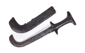 19TH CENTURY EAST AFRICAN BEJA PEOPLE TRIBAL DAGGER