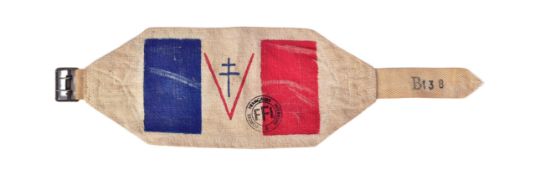 WWII SECOND WORLD WAR FREE FRENCH RESISTANCE ARM BAND
