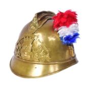 PRE WWI FRENCH FIREMAN HELMET