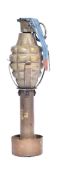 VIETNAM WAR ERE M1 GRENADE ADAPTOR WITH MK2 FRAGMENTATION GRENADE