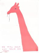 DAVID SHRIGLEY (B. 1968) - HE WILL ONLY EAT... ANIMAL SERIES - 2020
