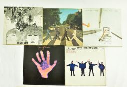 THE BEATLES - COLLECTION OF 5 LONG PLAY 33 RPM RECORD ALBUMS