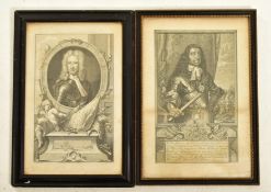 TWO 18TH CENTURY PORTRAIT ENGRAVINGS