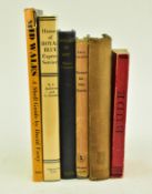 COLLECTION OF SIX VINTAGE GUIDE BOOKS, WORKS OF FICTION ETC.