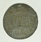 1895 LITTLE OUSEBURN MAUSOLEUM LEAD WALL PLAQUE