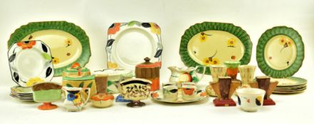 COLLCTION OF MYOTT, SON & CO. ART DECO SMALL CERAMICS