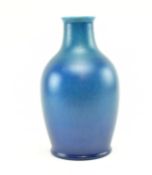 PILKINGTON'S ROYAL LANCASTRIAN KINGFISHER BLUE VASE
