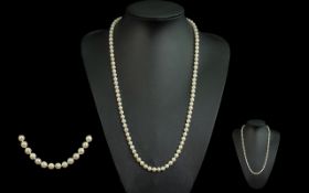 Ladies Superb Quality Cultured Pearl Nec