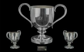 George III Two Handle Sterling Silver Tr
