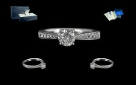 Ladies Superior Quality Platinum Diamond