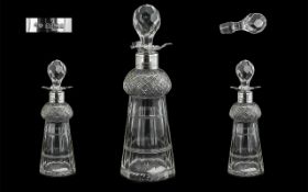 Edwardian Period Silver Collared and Cut