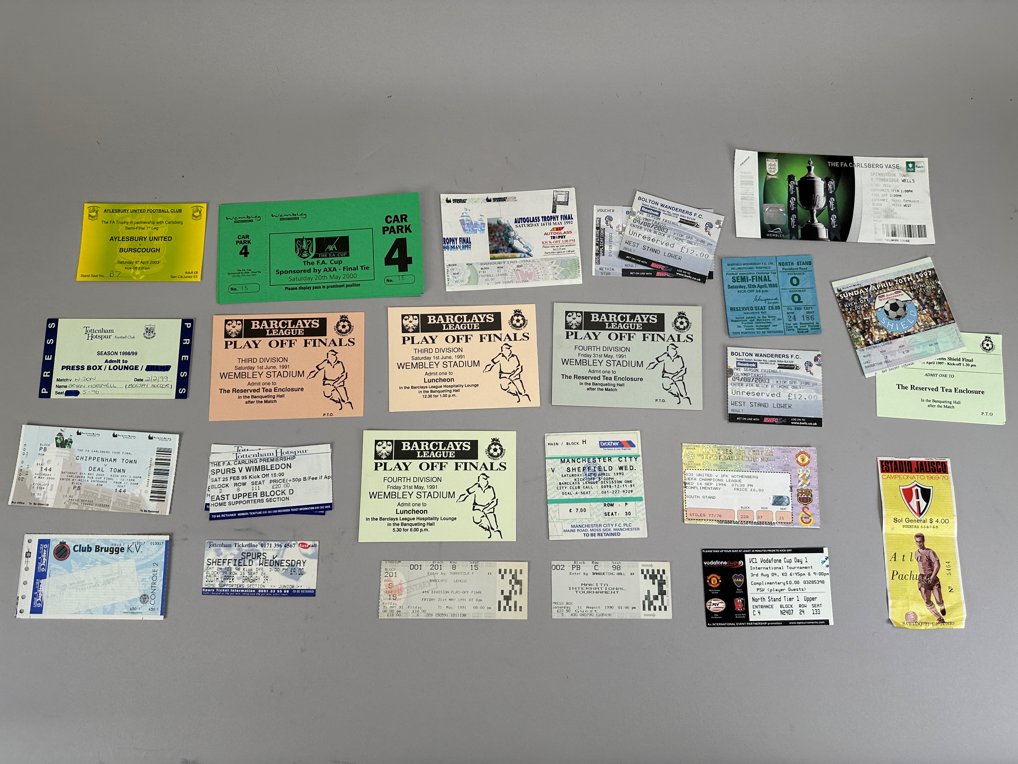 Football selection includes tickets, reviews, etc., - Image 3 of 5