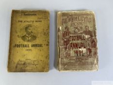 Athletic News annuals 1891-92 & 1895-96