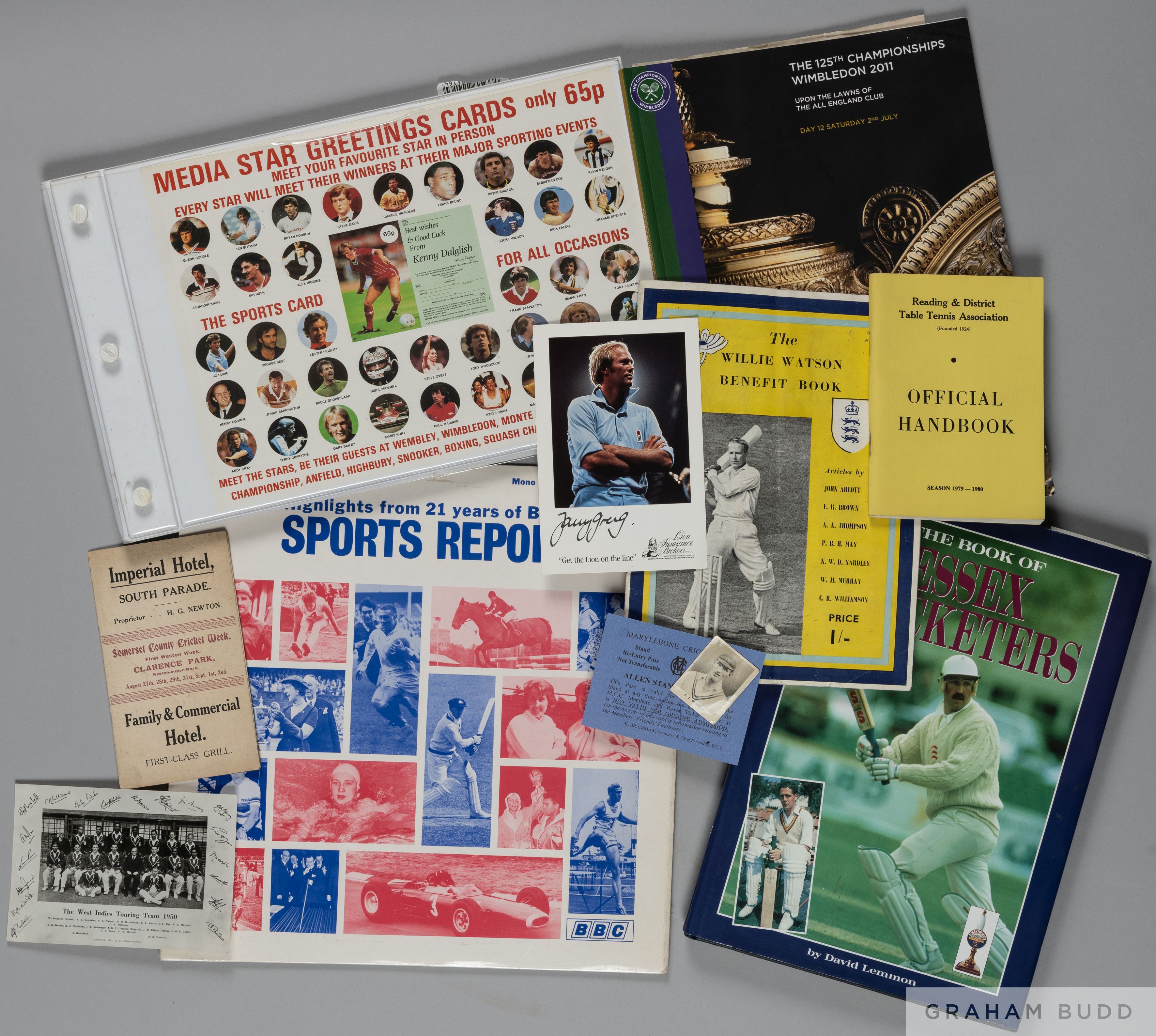 Collection of sports ephemera, - Image 2 of 2