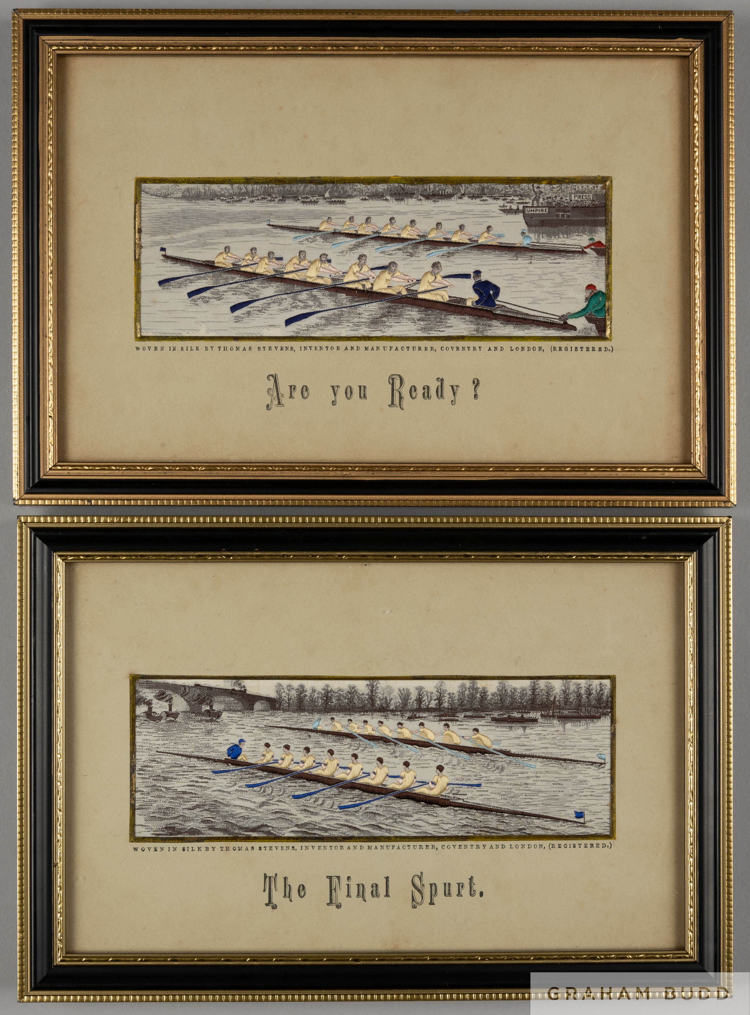 Two Victorian silk Stevengraphs