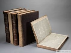 Five bound volumes of 