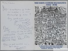 BBC Radio Outside Broadcasts, 1925-1985, Diamond Jubilee Reunion menu card