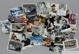 Twenty-nine autographed sporting cards