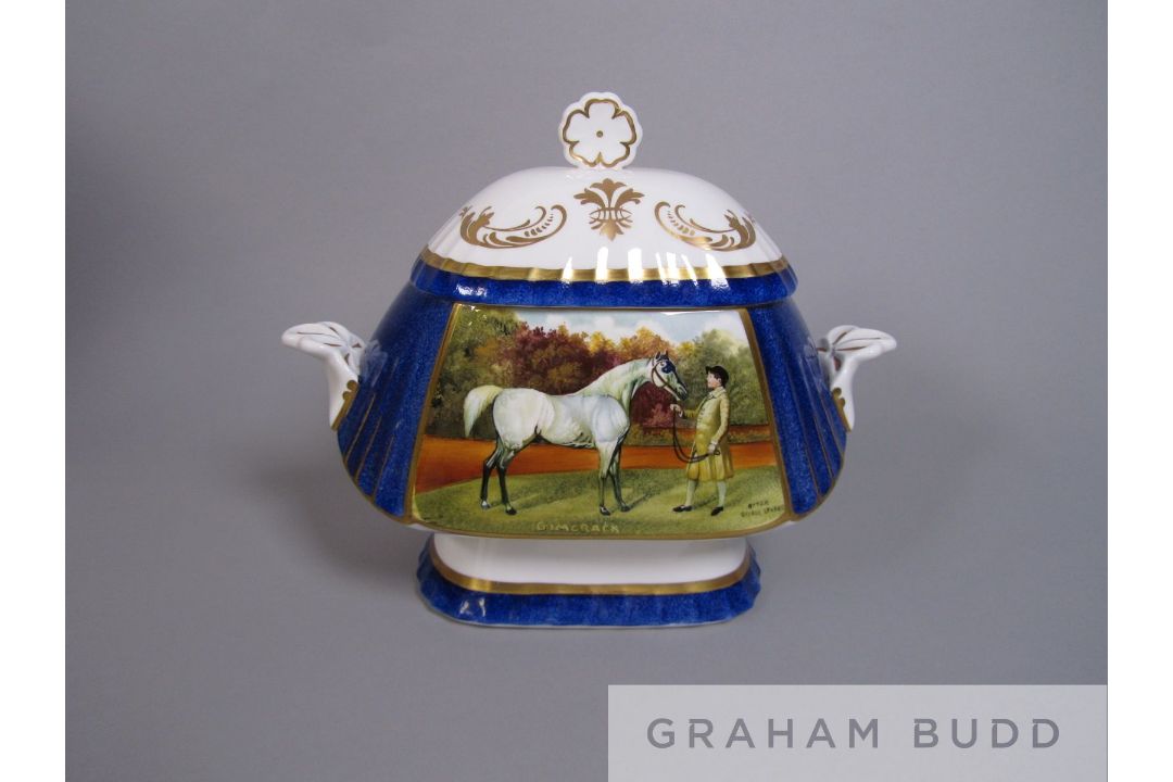 Horse racing: Sutherland cup and cover for the Galtres Stakes won by Hymettus owned by Lord Halifax, - Image 1 of 2