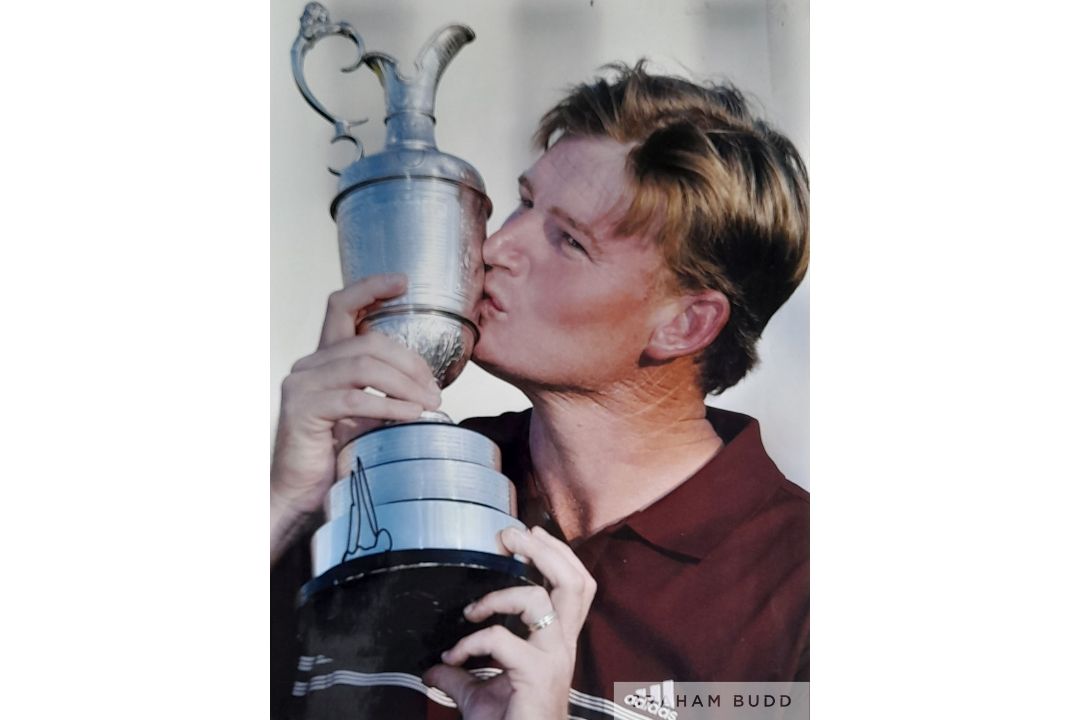 Golf: three signed photographs of golfing legends A. Palmer, E. Els & T. Jacklin - Image 2 of 3