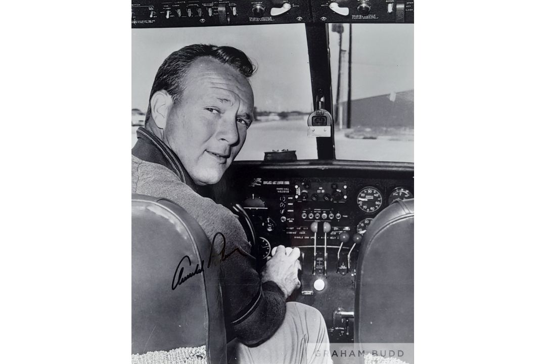 Golf: three signed photographs of golfing legends A. Palmer, E. Els & T. Jacklin - Image 1 of 3