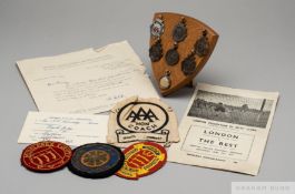 Five various Middlesex County Amateur Athletic Association medals