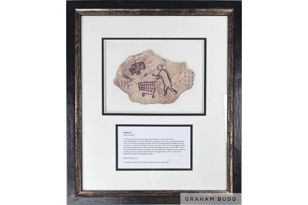 Banksy 'Peckham Rock' postcard 2018 - Image 1 of 3