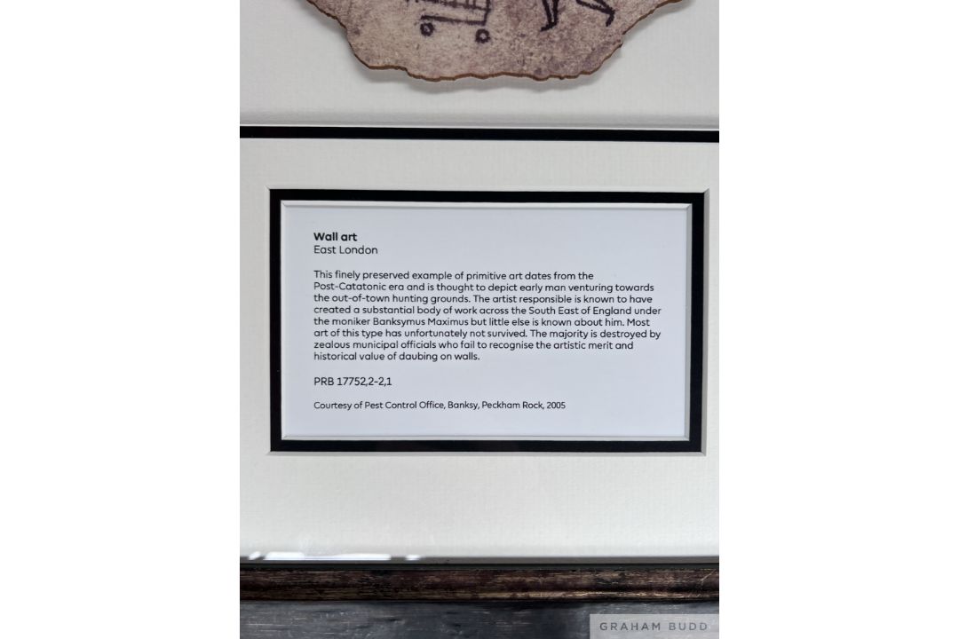 Banksy 'Peckham Rock' postcard 2018 - Image 2 of 3