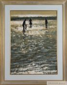 Hazel Soan 'Gilded Dusk' painting, 1996