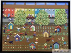 Gordon Barker 'Day at the allotment'