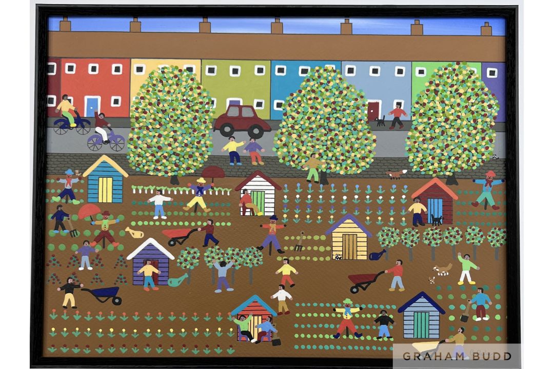 Gordon Barker 'Day at the allotment' - Image 1 of 3